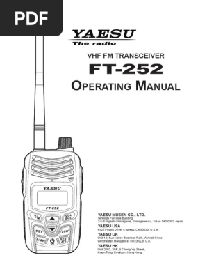 【取扱説明書のみ】YAESU FT-227 OPERATING MANUAL 1?v=1