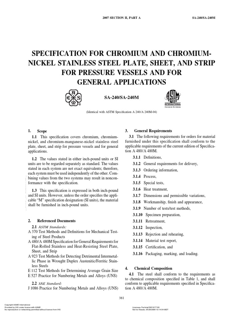 sa-240-pdf-specification-technical-standard-stainless-steel