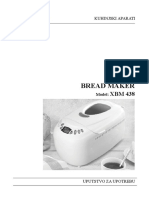 Bread Maker Uputstvo PDF
