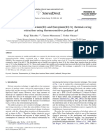 Thermal-swing extraction of Am(III) and Eu(III) using thermosensitive polymer gel