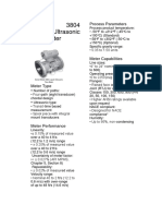 Daniel 3804 Liquid Ultrasonic Flow Meter: Process Parameters