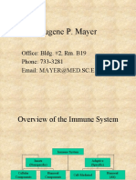 Eugene P. Mayer: Office: Bldg. #2, Rm. B19 Phone: 733-3281 Email: MAYER@MED - SC.EDU