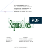 Tipos de Separadores