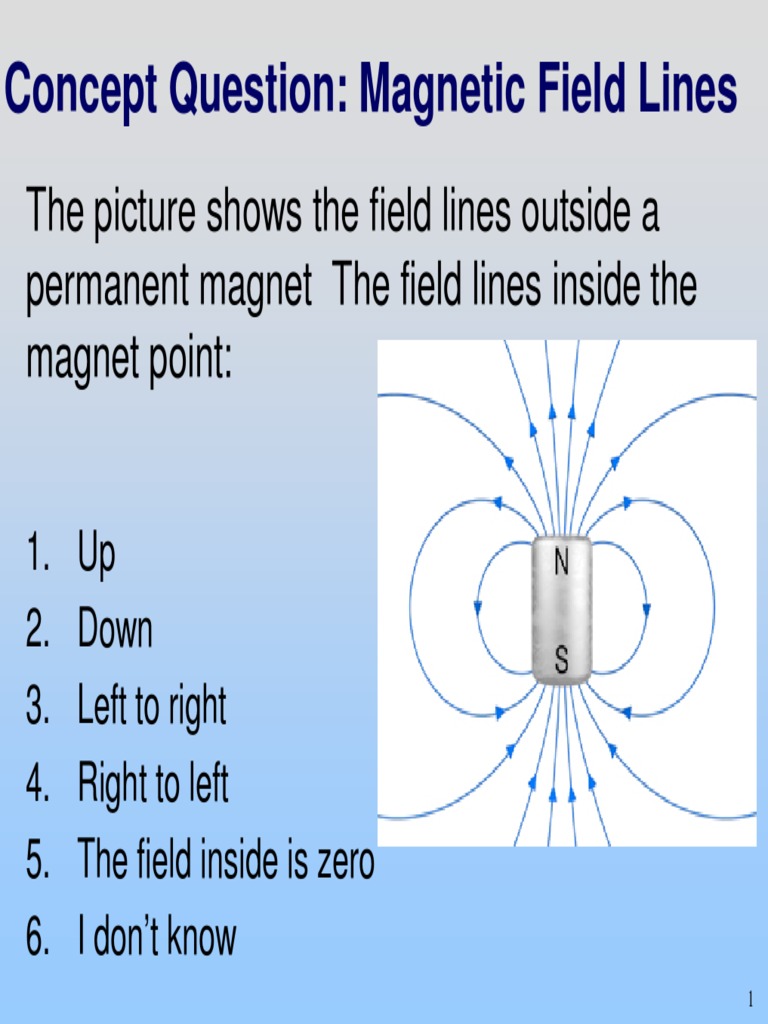 Concept Question Field Lines Field Free