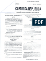 Regulamento Que Estabelece o Regime Juridico de Acidentes de Tr