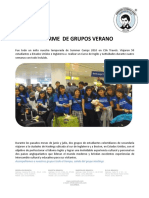 Informe Grupos Verano 2010