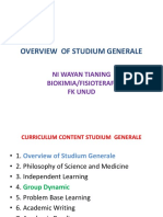 Overiew Studium Generale 2017