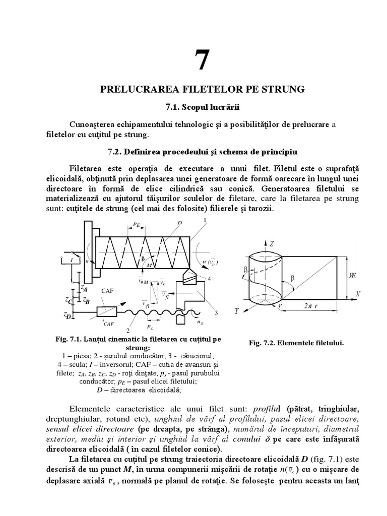 7PM L Filetarea-Pe-Strung PDF | PDF