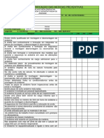 Check-List Procedimento de Segurança Montagem e Desmontagem PDF