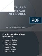 Fracturas de Miembro Inferiores