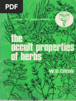 Crow William Bernard - The Occult Properties of Herbs and Plants PDF