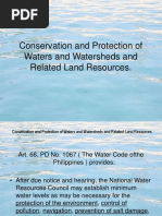 Report On Water Shed For Natural Resources and Environmental Laws