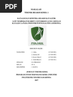 Download MAKALAH Kelompok 1 Katalis Pad Industri Ammonia Unit LTSC by Erwin Tallu Sangrapu SN361732057 doc pdf