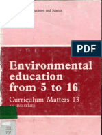 Environmental Education from 5 to 16