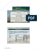 Factores Climáticos