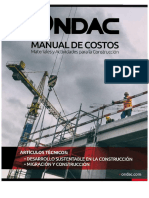 ONDAC - Manual de Costos y Actividades para La Construcción, 2017