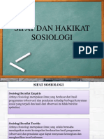 Sifat Dan Hakikat Sosiologi