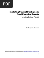 Marketing Channel Strategy in Rural Emerging Markets 