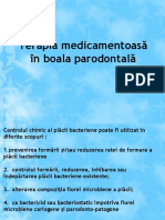 Terapia Medicamentoasa in Boala Parodontala