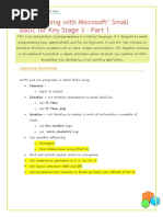 Beginning Programming With Microsoft Small Basic V4a