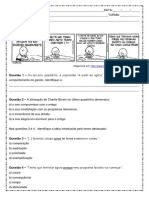 Interpretacao de Texto Tira Charlie Brown 9º Ano PDF