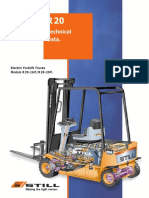 R 20 Electric Forklift Technical Data Sheet