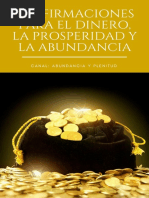 50 Afirmaciones Para El Dinero, La Abundancia y La Prosperidad