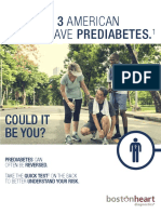 Prediabetes Tear Pad Secured