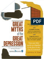 Great Myths Of The Great Depression