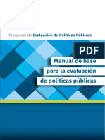 Modernizacion Gestion Por Resultados Manual Base para La Evaluacion de Politicas Publicas 2016