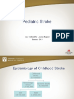 Pediatric Stroke: Last Updated by Lindsay Pagano Summer 2013