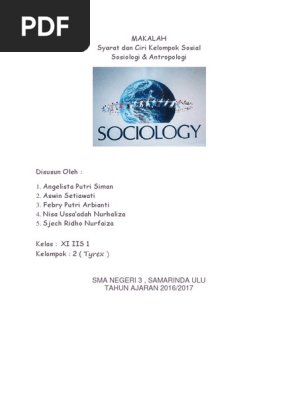 Makalah Kelompok Sosial