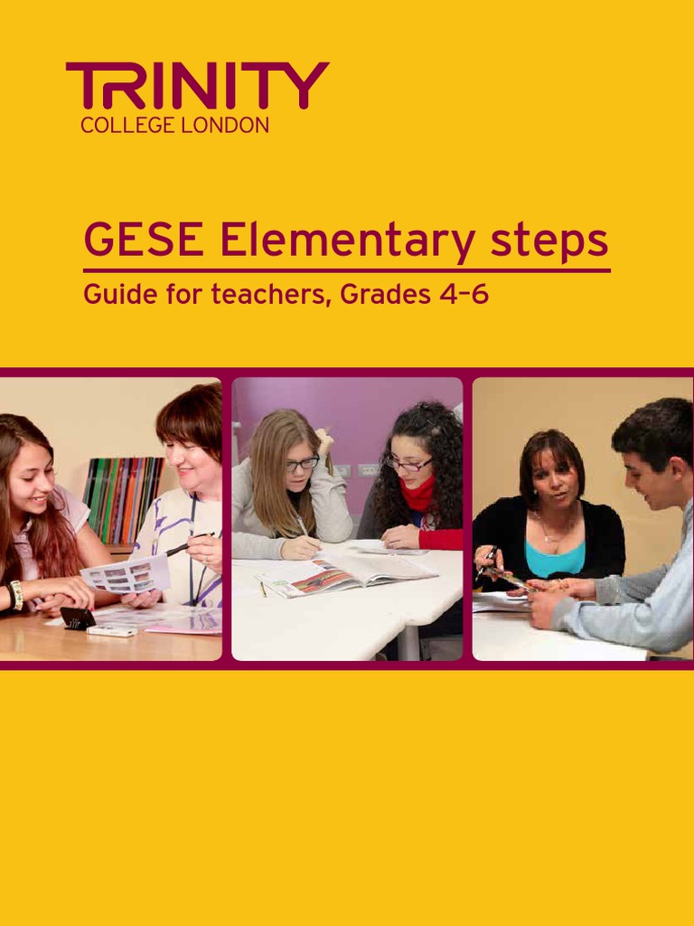 GESE Elementary Steps Guide For Teachers, Grades 46 PDF Question