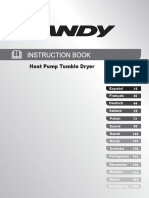 Heat Pump Tumble Dryer Instruction Book