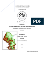 Hidrologia Delimitacion de Cuenca Ocoruro Cristobal Sanchez Quispe