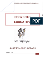 PROYECTO EDUCATIVO DE CENTRO (Curso 2017 -2018)