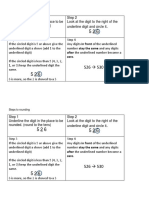 Steps To Rounding