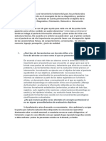 La entrevista clínica es una herramienta fundamental para los profesionales clínicos que generalmente es el encargado de dar su diagnóstico y posterior tratamiento si es el caso.docx