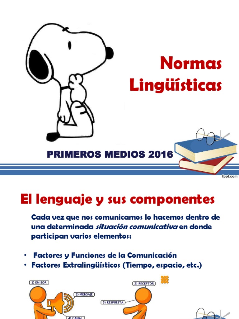 7 Normas Lingüísticas 2016 Habla Lingüística