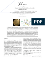 Structures, Reactivities, and Antibiotic Properties of Rare Marine-Derived Marinopyrroles A-F