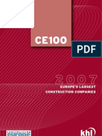 Europe Top Contractors CE-100 2007