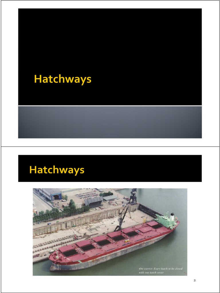 Hatchways | PDF | Deck (Ship) | Stress (Mechanics)