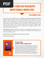 Os 10 Livros Que Realmente Impactaram a Minha Vida Por Geronimo Theml