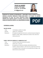 CV Milagros Ruiz