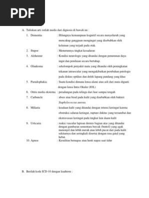 Contoh Soal Koding Icd X Docx