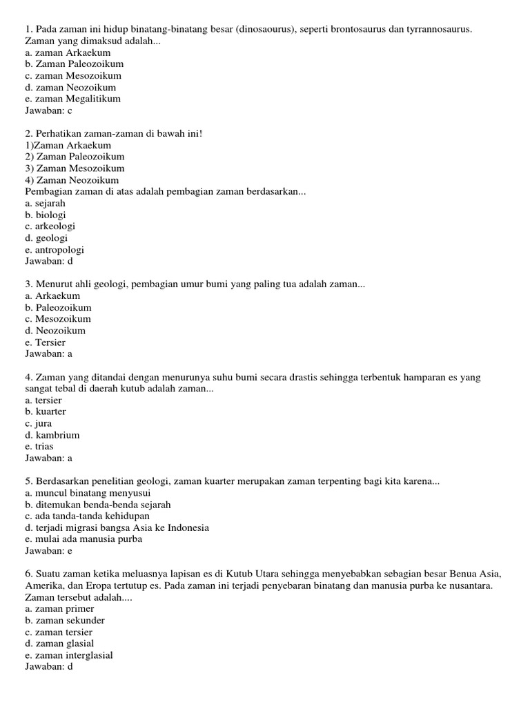 Menurut Ahli Geologi Pembagian Umur Bumi Yang Paling Tua Adalah Nasi