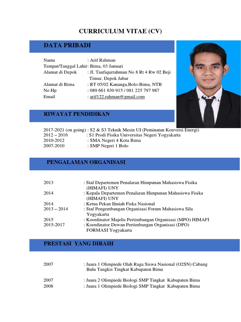 Currículum vitae canva picture