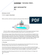 Deaerator (Oxygen Removal for Boiler Feedwater) _ .