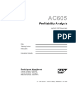 AC605 - SAP - Profitability Analysis PDF