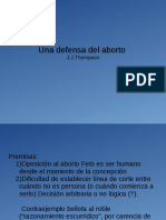 Una Defensa Del Aborto J.J.thompson